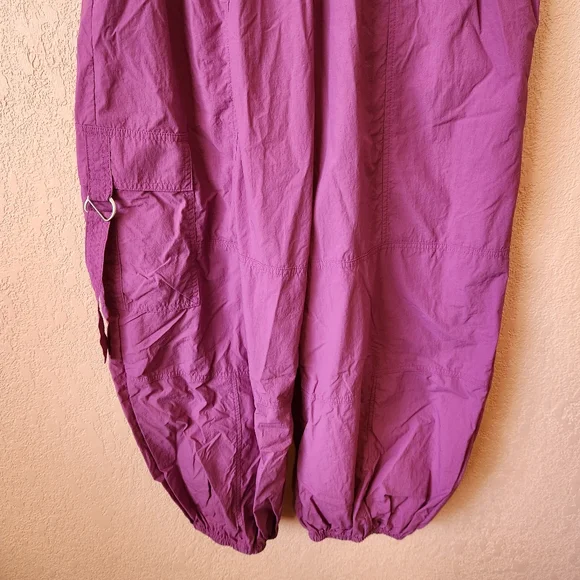 Urban Outfitters Jana Balloon Nylon Purple Cargo Pants - Picture 4 of 8
